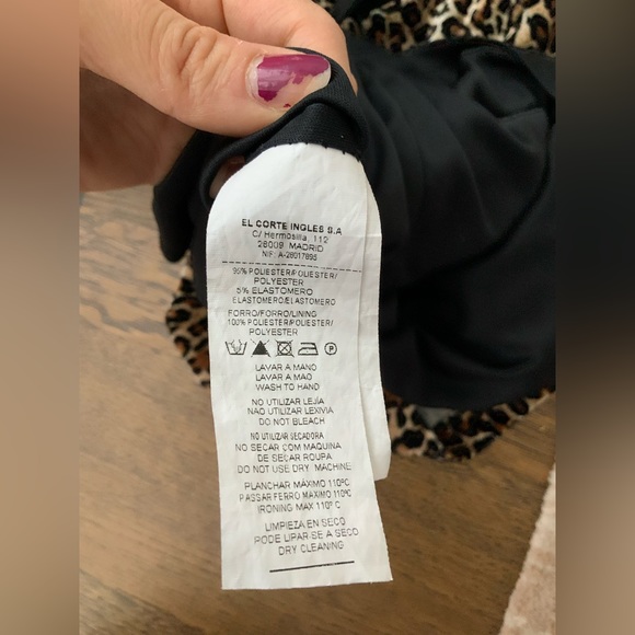 FORMULA JOVEN Leopard Cross Over Fabric Plush Skirt Women’s Size 28” - Picture 6 of 16